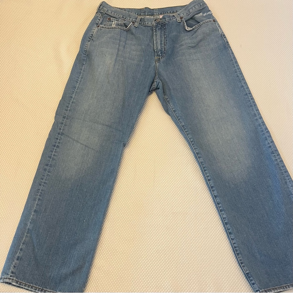 Lucky Brand Straight Leg Short Inseam Light Blue Jeans B8/27